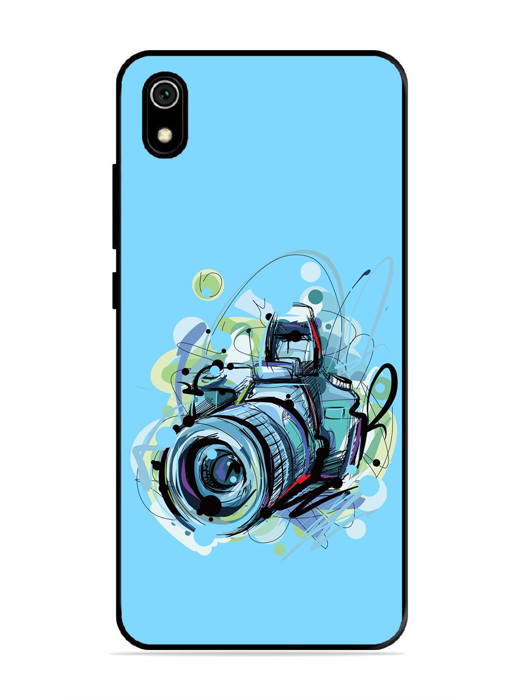 Xiaomi Redmi 7A Camera Blue Background