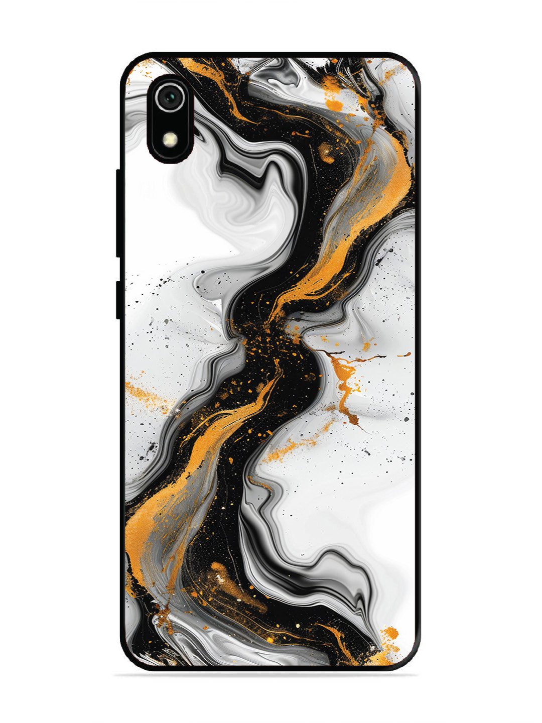 Xiaomi Redmi 7A Black And Golden Marble Essence