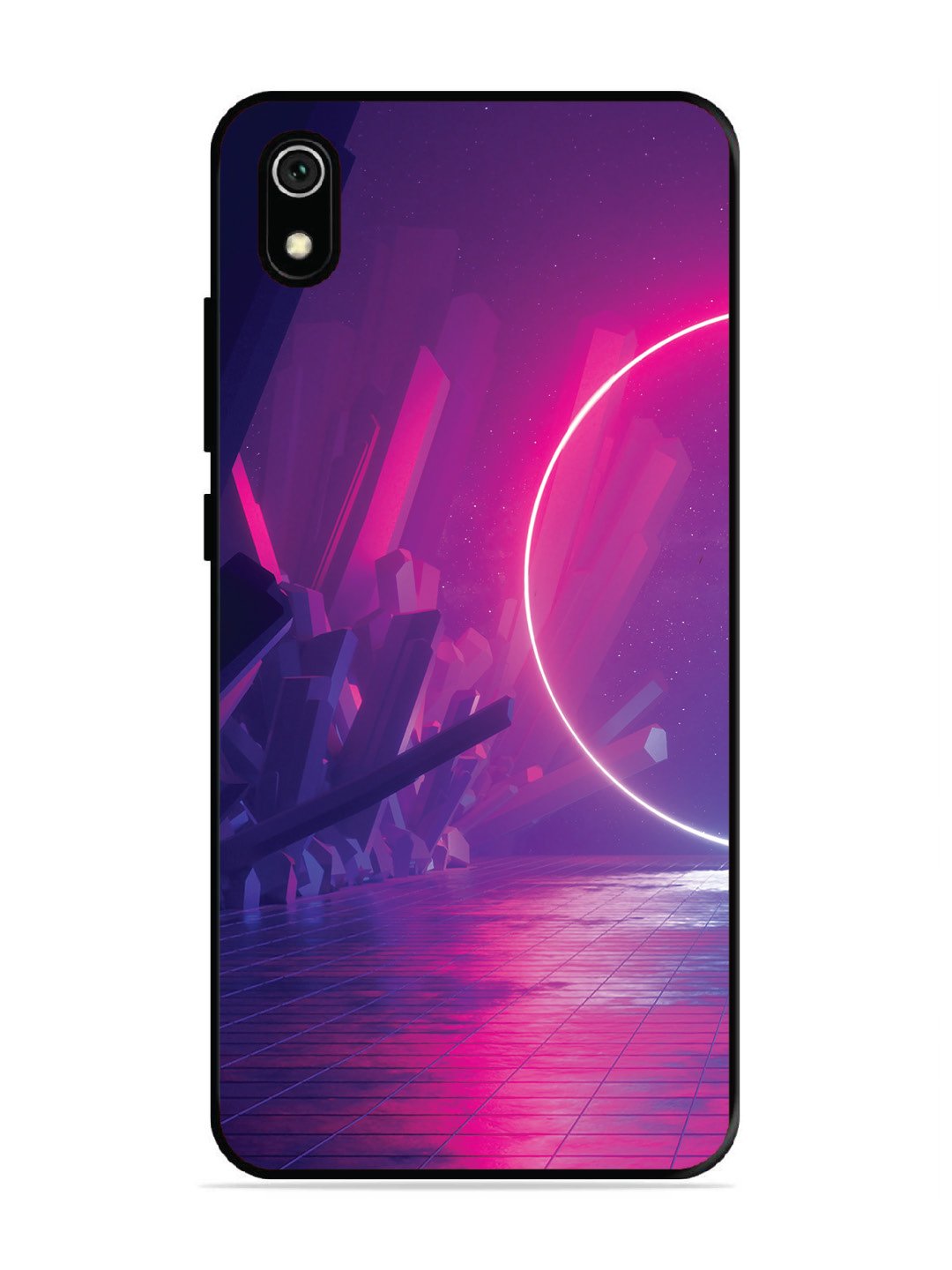 Xiaomi Redmi 7A abstract with Neon Light