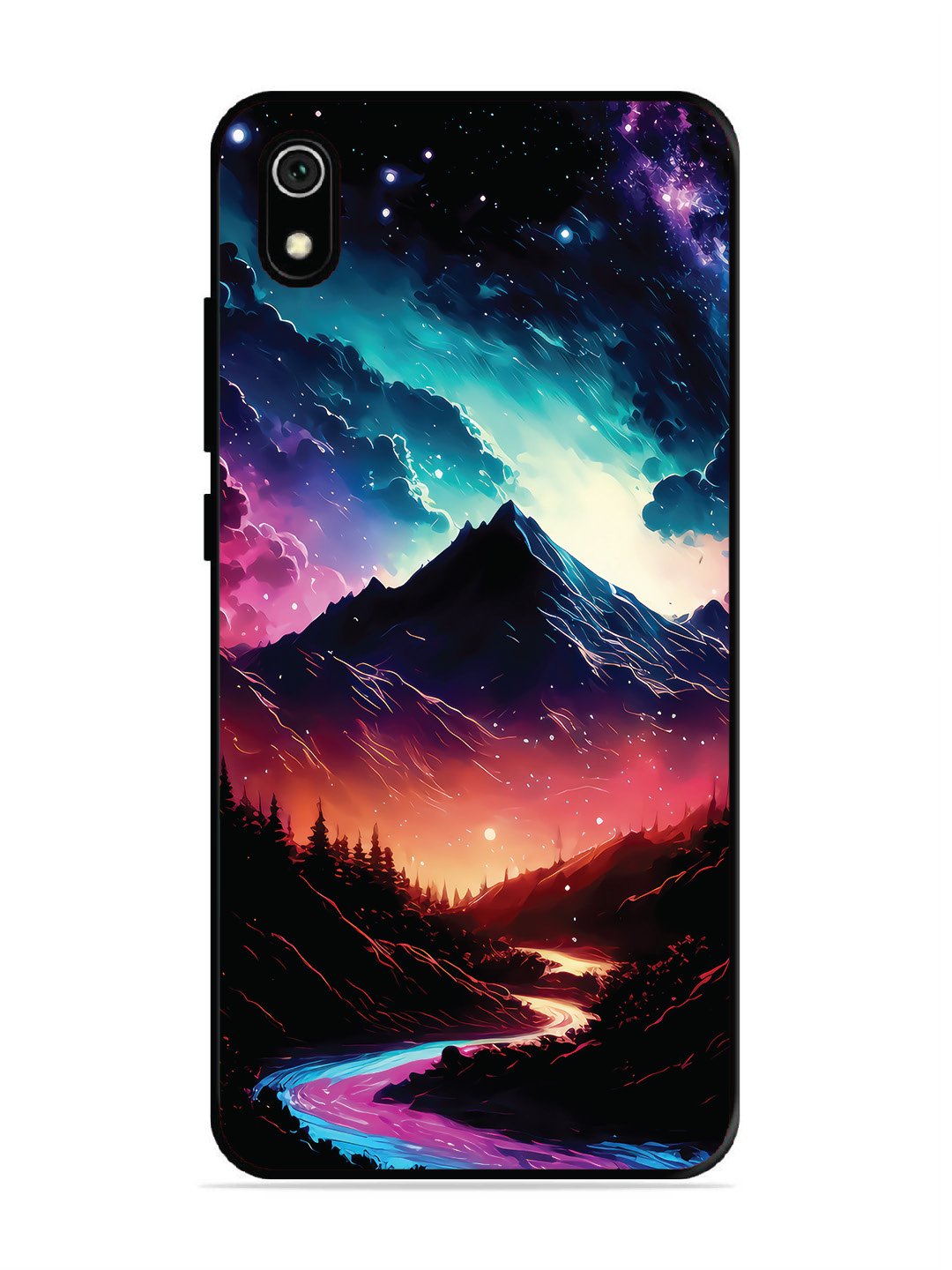 Xiaomi Redmi 7A mountain-valley-Colorful-cloud-at-night