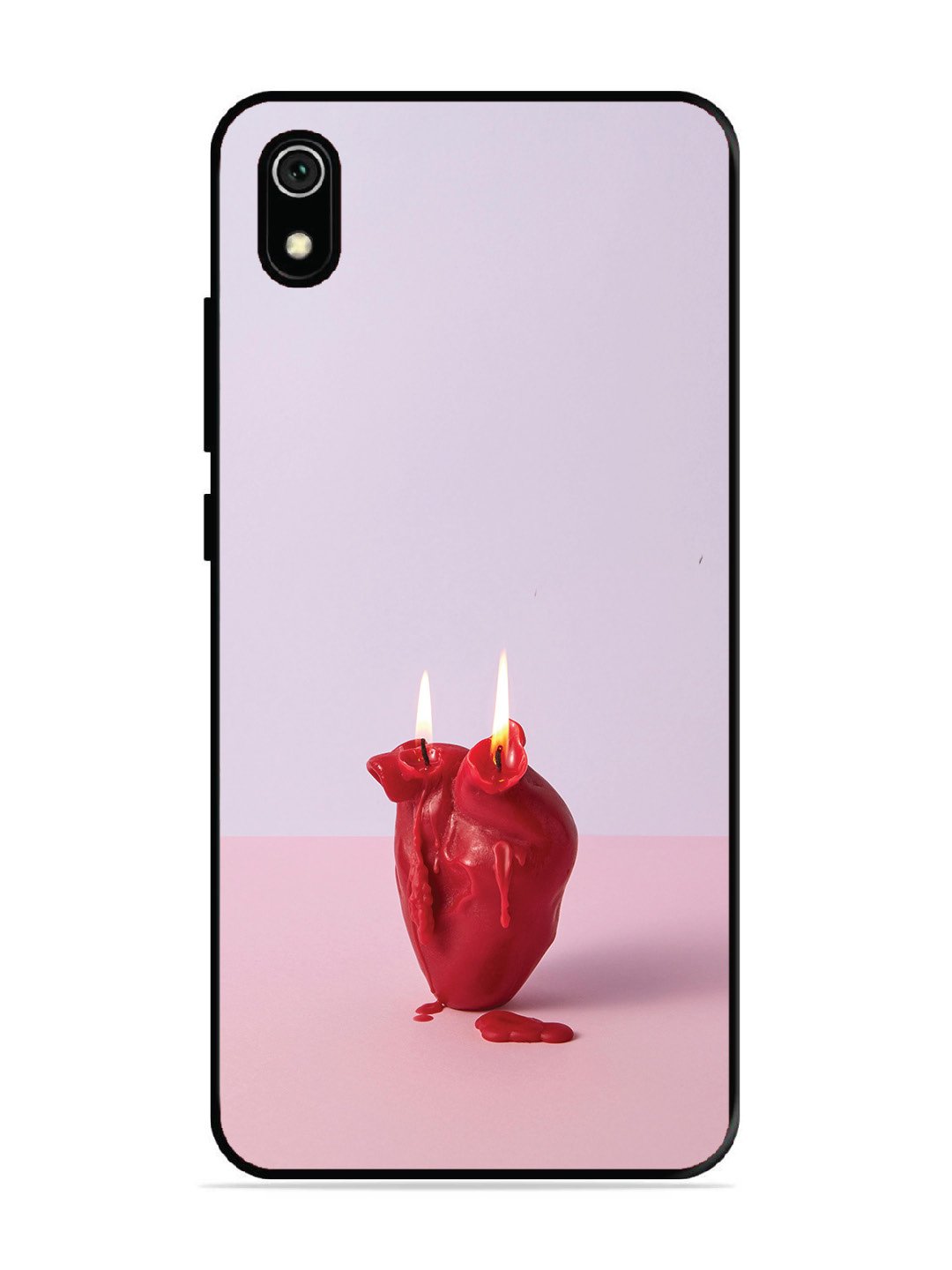 Xiaomi Redmi 7A A Lighted Heart Candle