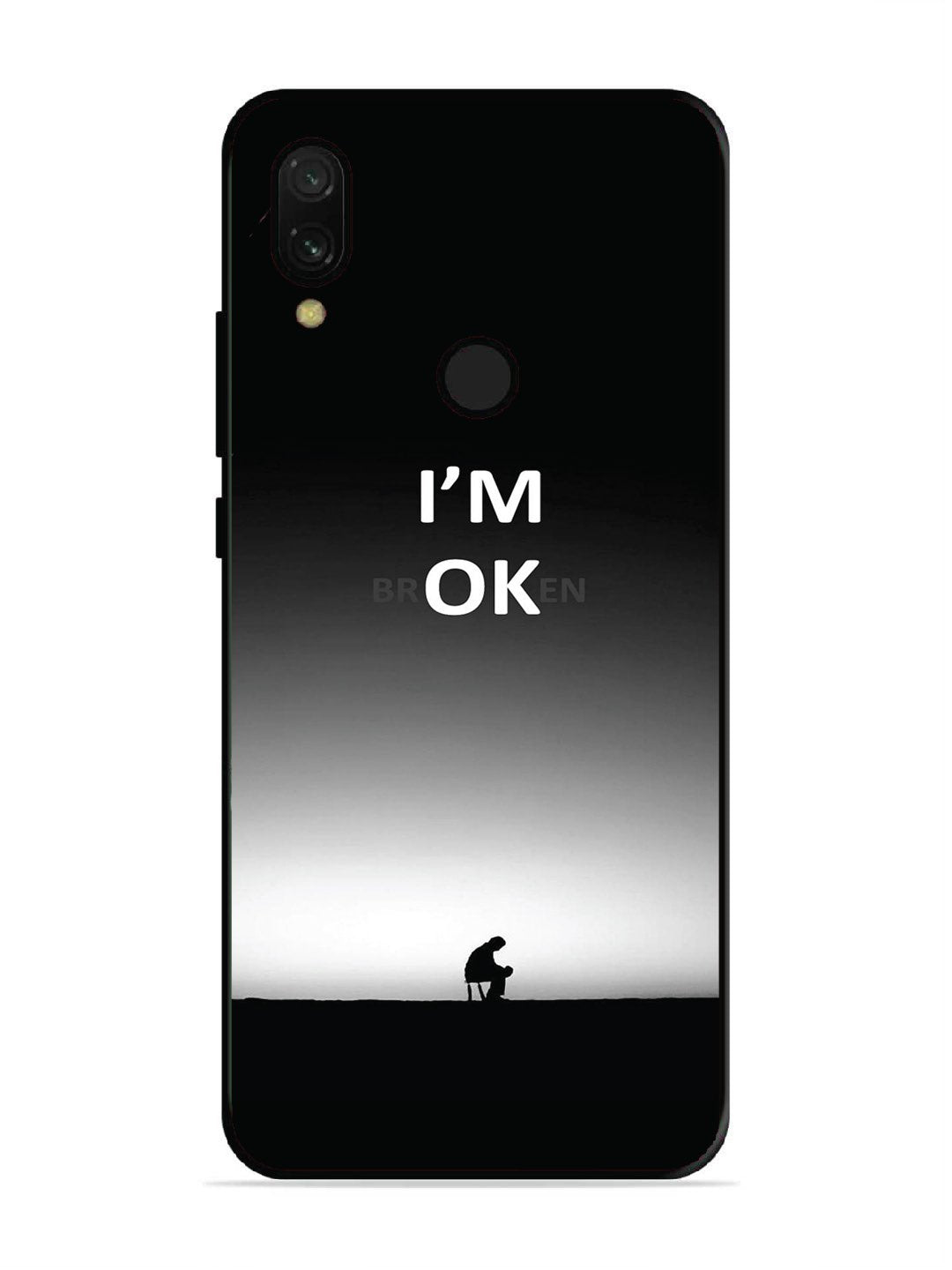 Xiaomi Redmi 7 I'm Broken A man on Chair Alone