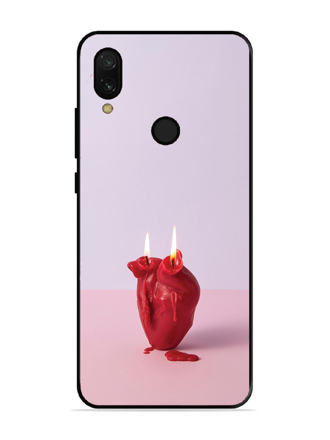 Xiaomi Redmi 7 A Lighted Heart Candle