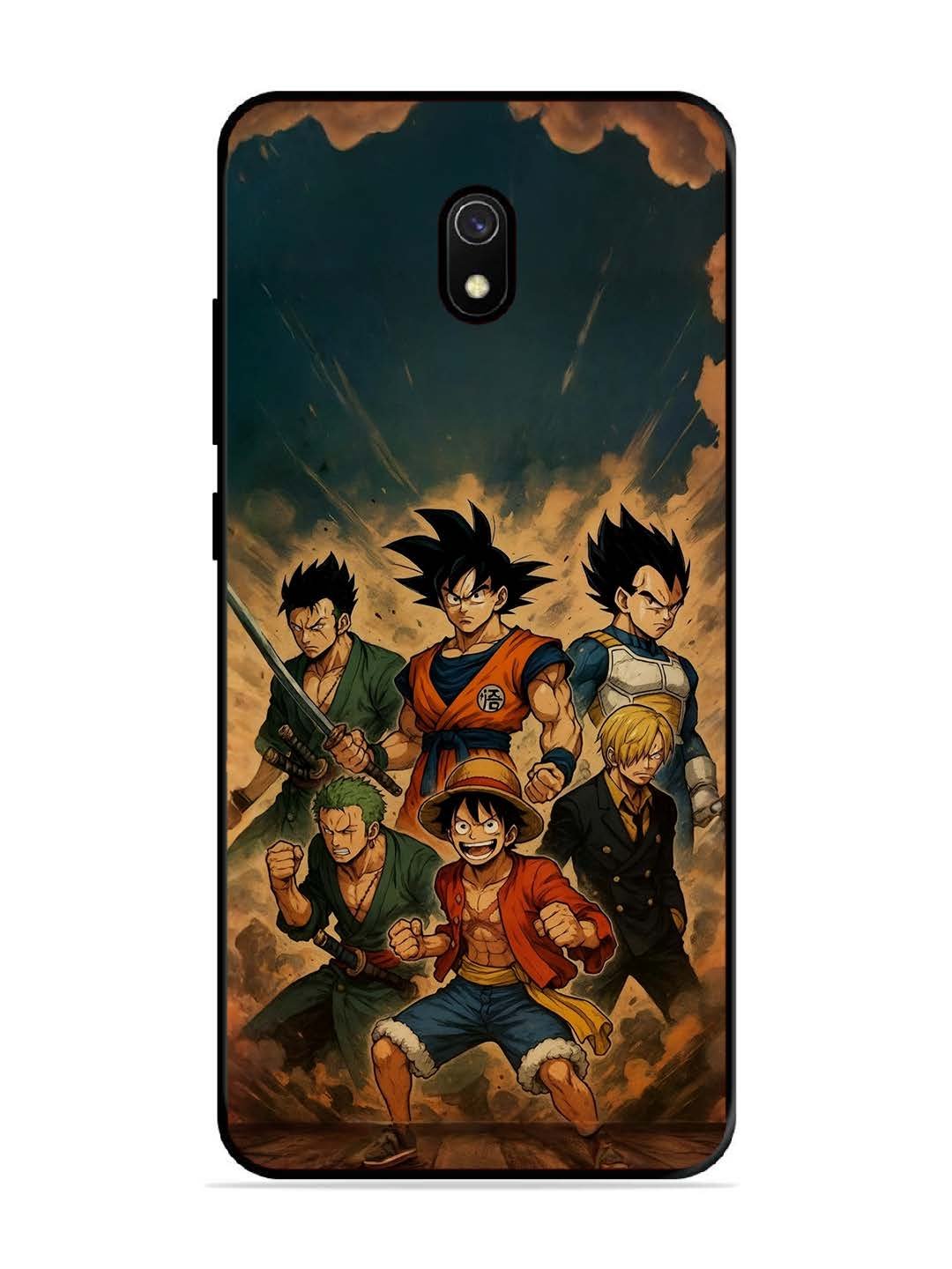 Xiaomi Redmi 8A OnePiece n Dragon Ball Z in one team