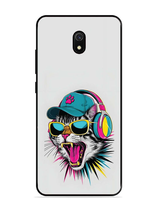 Xiaomi Redmi 8A Neon Pop Art DJ Cat Vibe
