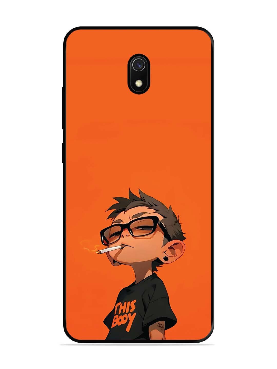 Xiaomi Redmi 8A Vibrant Orange Attitude Cartoon