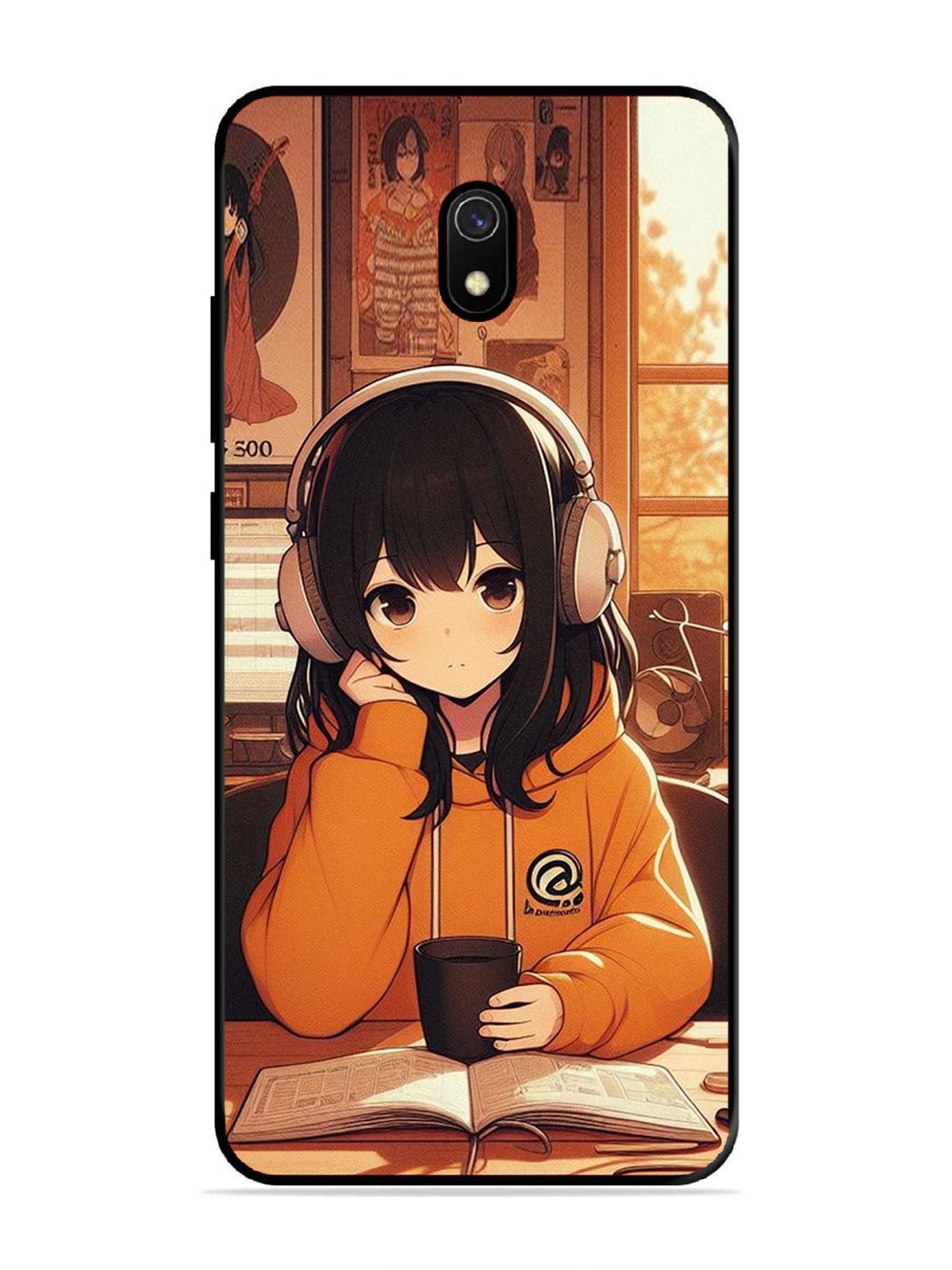 Xiaomi Redmi 8A Cute Girl listening Music