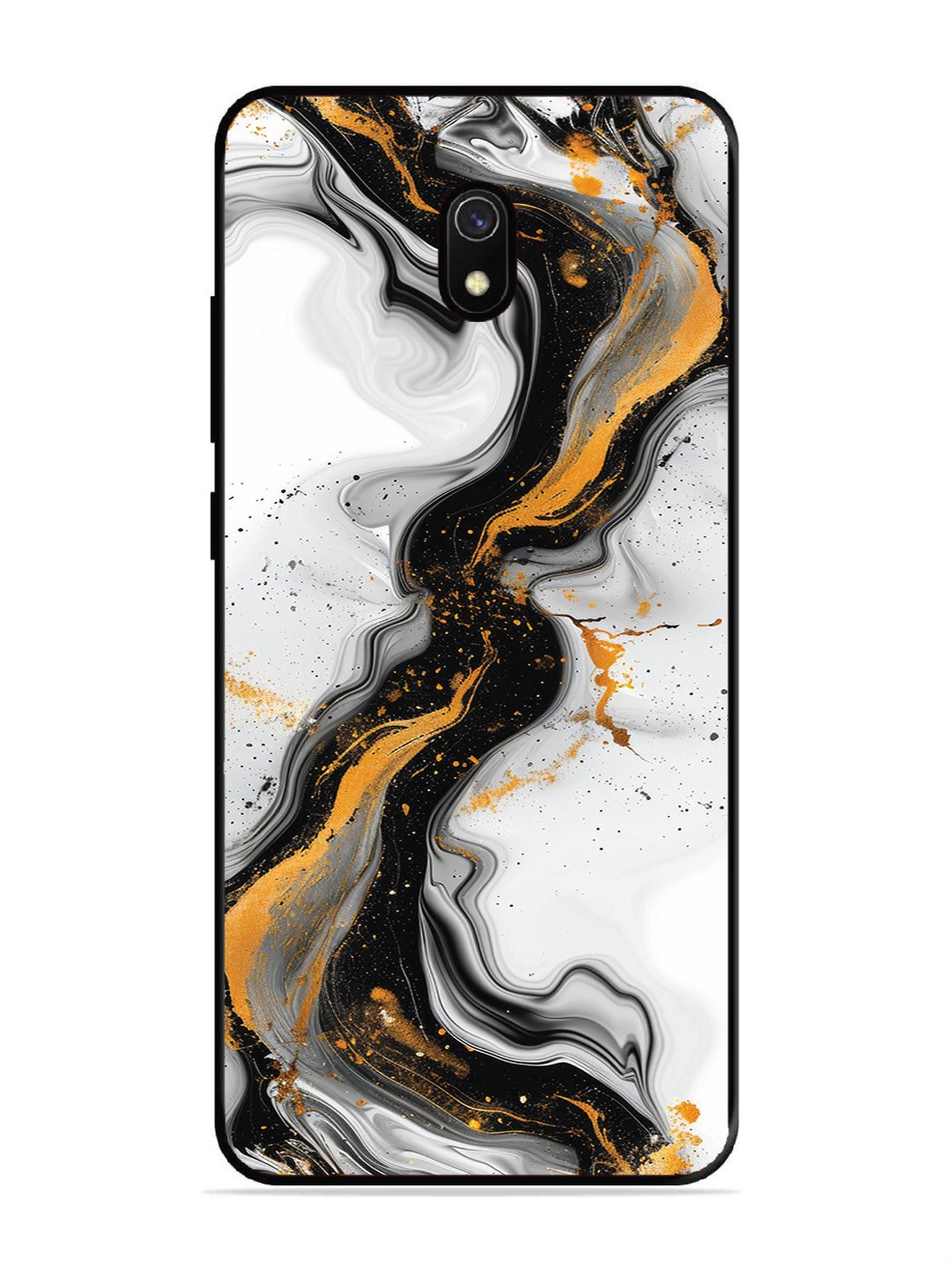 Xiaomi Redmi 8A Black And Golden Marble Essence