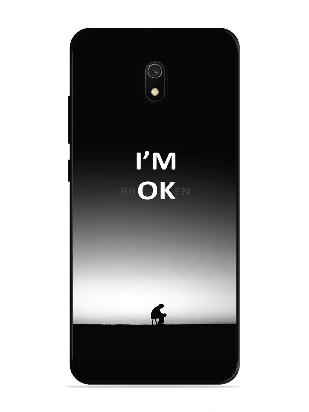 Xiaomi Redmi 8A I'm Broken A man on Chair Alone