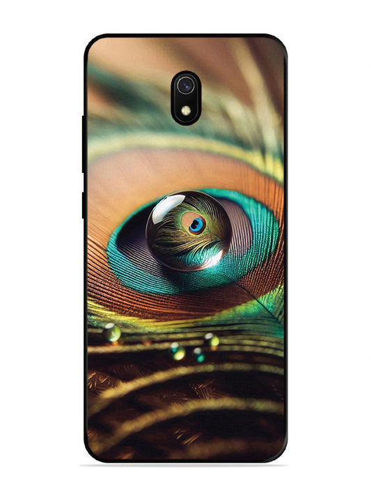 Xiaomi Redmi 8A Water Drop On Peacock Feather