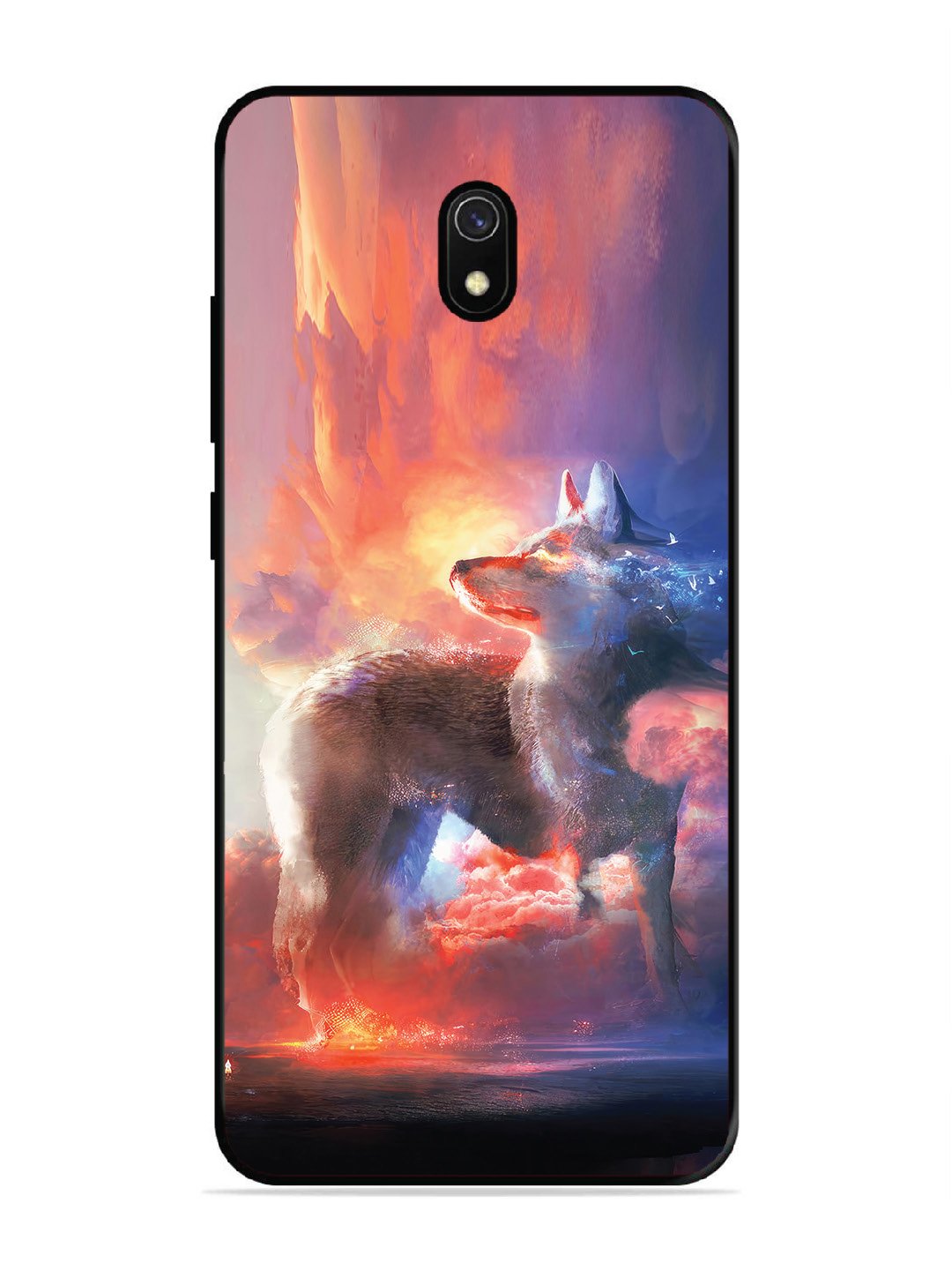 Xiaomi Redmi 8A wolf-fantasy-animal