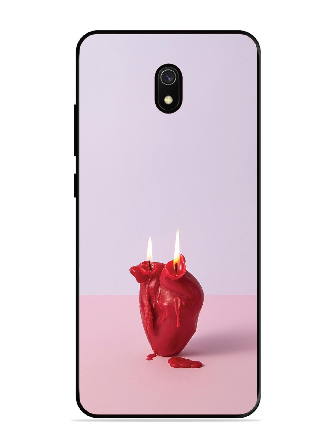 Xiaomi Redmi 8A A Lighted Heart Candle