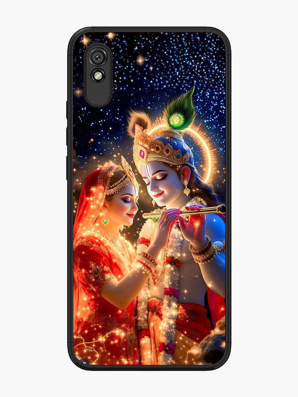 XIAOMI Redmi 9A Radha Krishna posing with flute