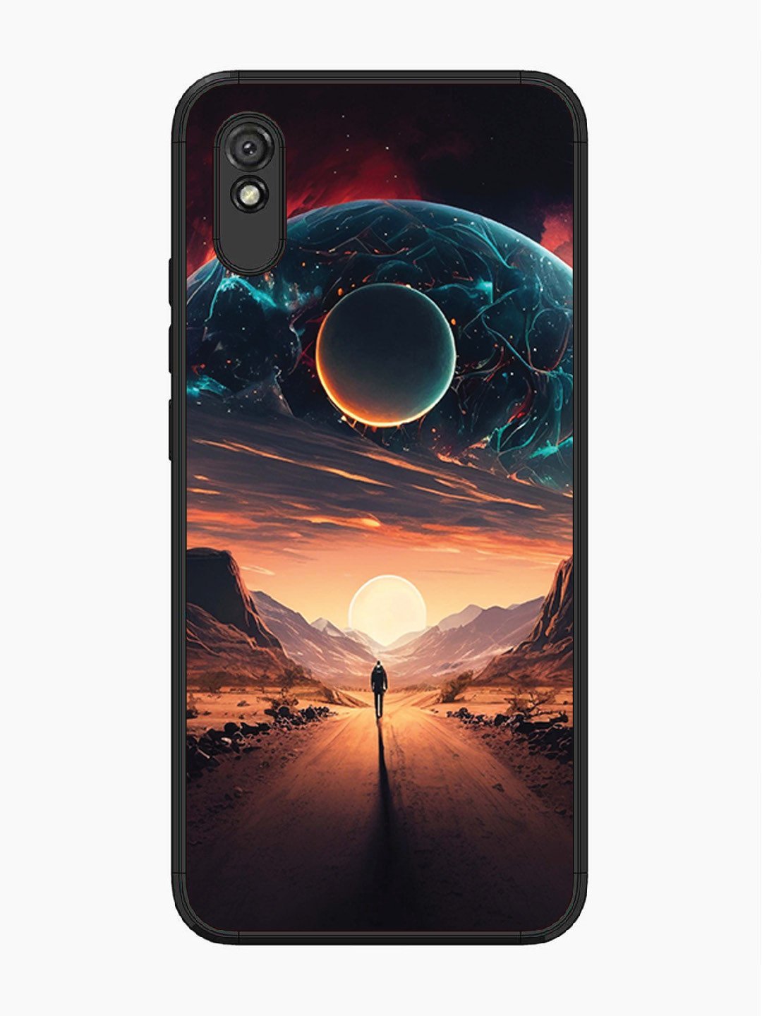 Xiaomi Redmi 9A Sunset with space scene