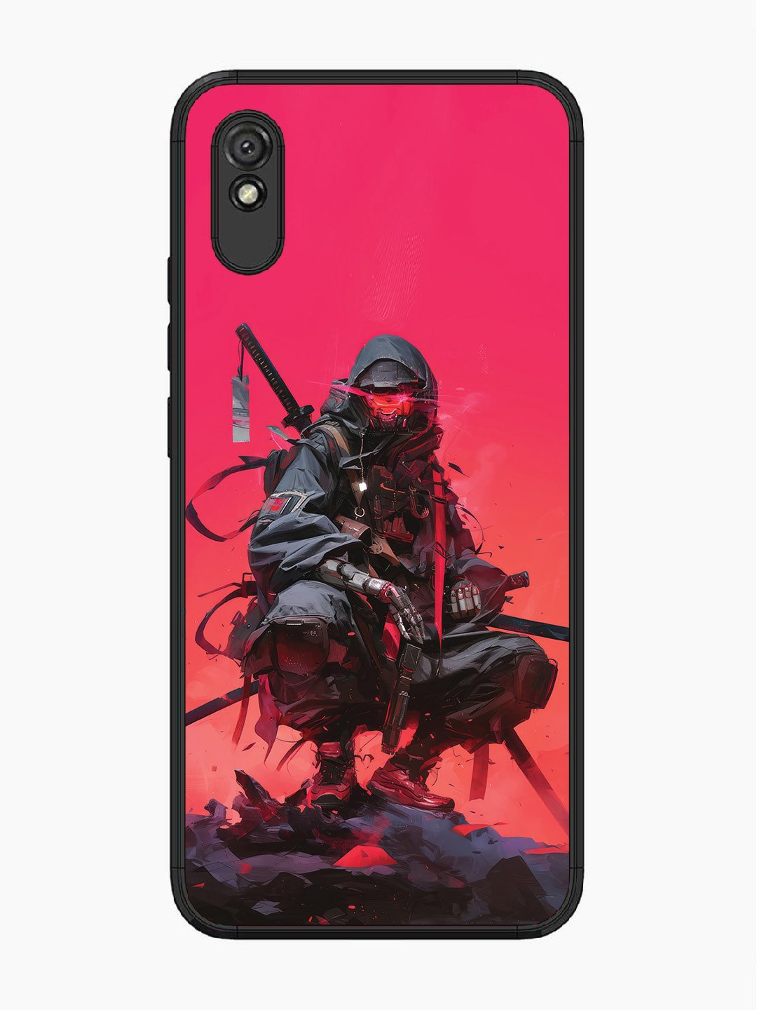 Xiaomi Redmi 9A Cyberpunk Ninja Katana