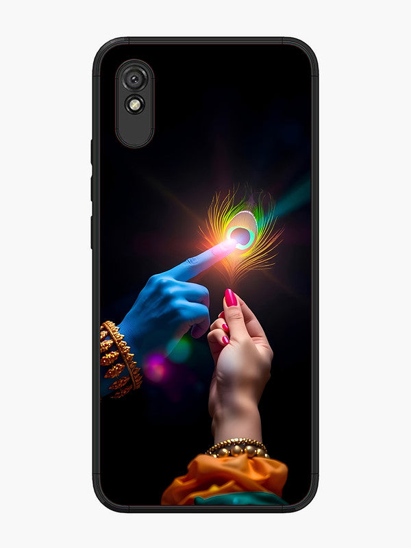 XIAOMI Redmi 9i Radha Krishna touching feather