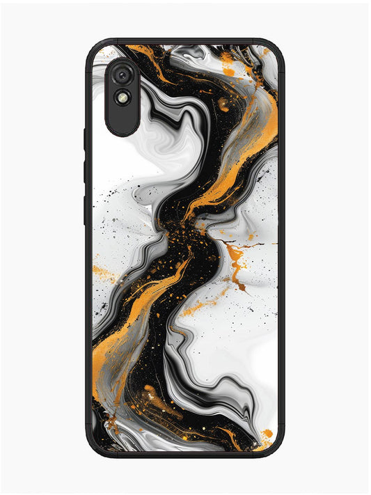 Xiaomi Redmi 9I Black And Golden Marble Essence