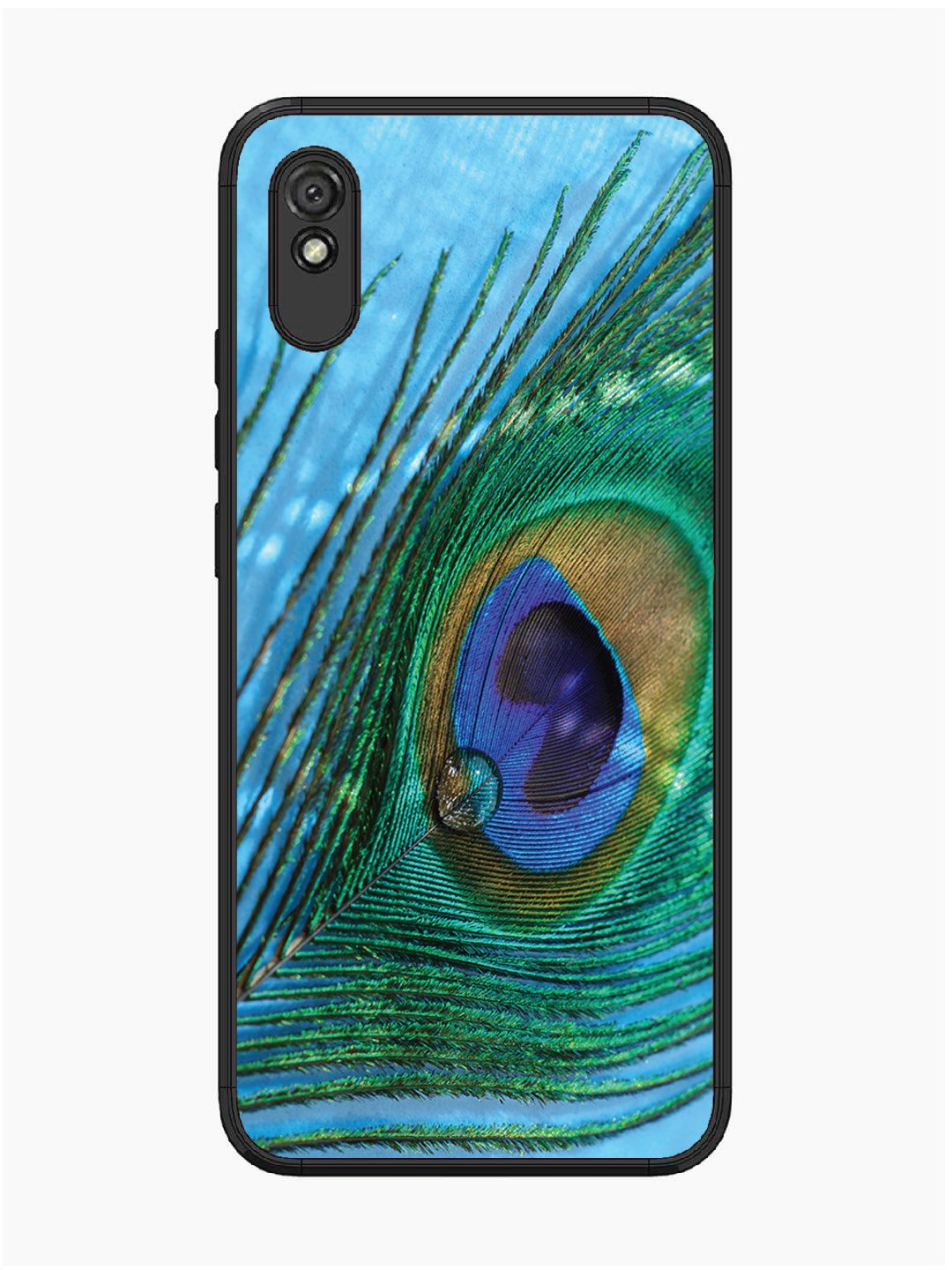 Xiaomi Redmi 9I A drop on Peacock Feather