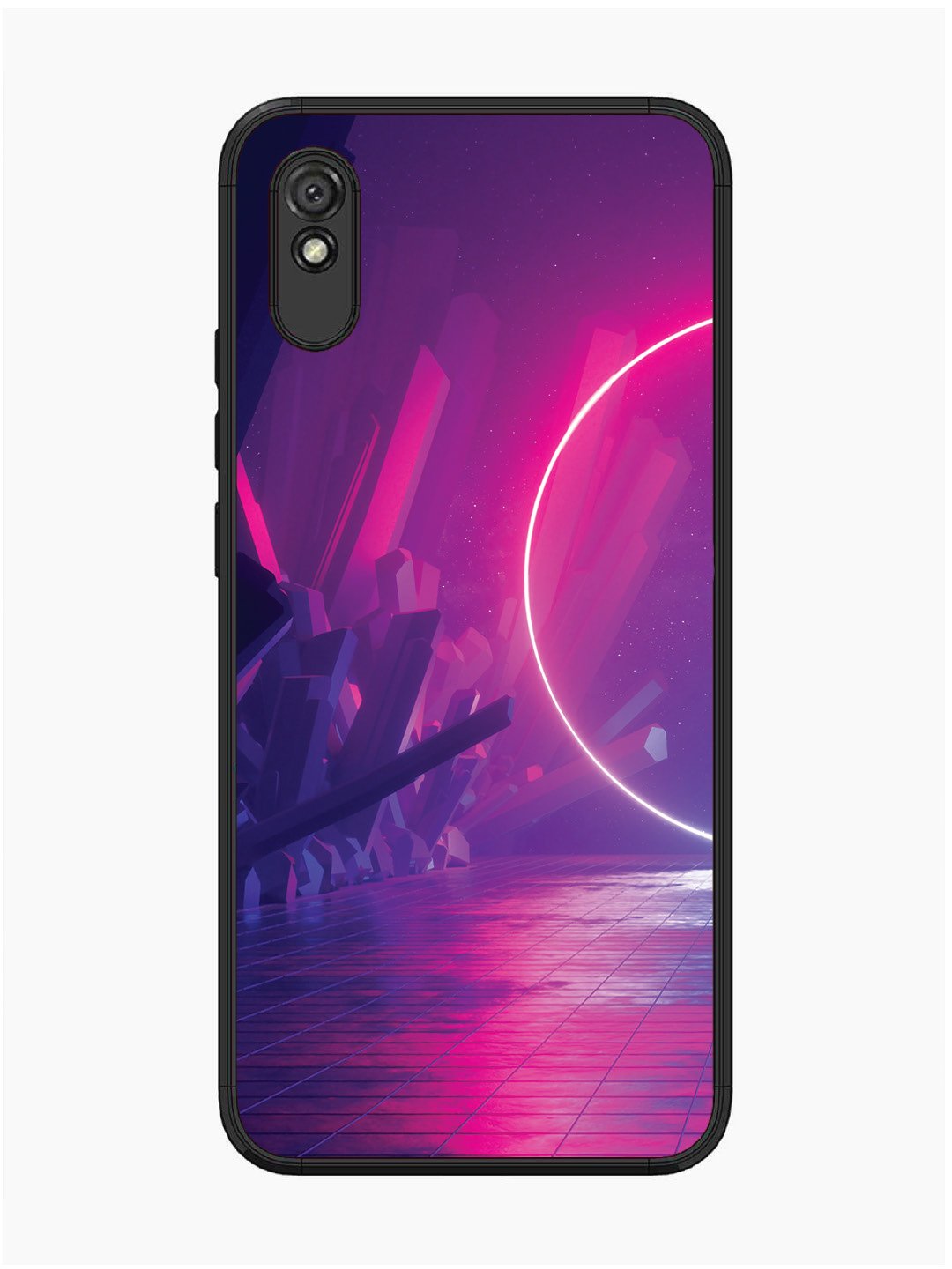 Xiaomi Redmi 9I abstract with Neon Light