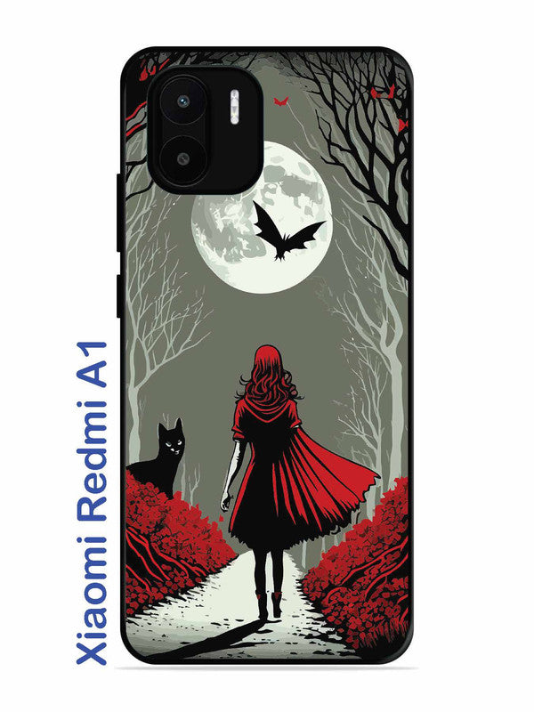 Xiaomi Redmi A1 Scarlet Girl in Red Forest