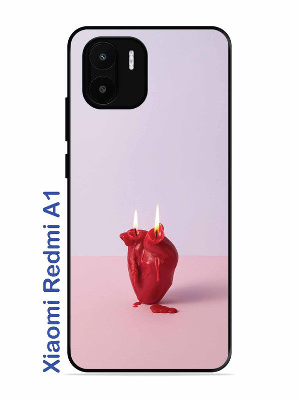 Xiaomi Redmi A1 A Lighted Heart Candle