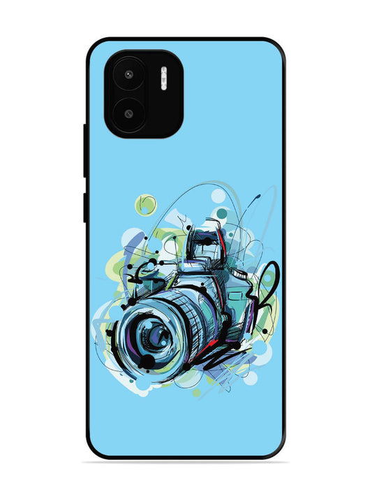XIAOMI Redmi A2 Camera Blue Background