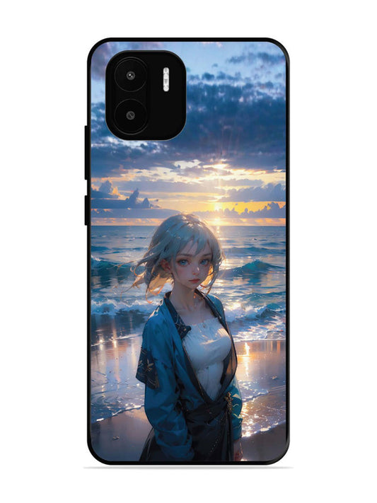 XIAOMI Redmi A2 Anime Girl Beach Ocean Waves