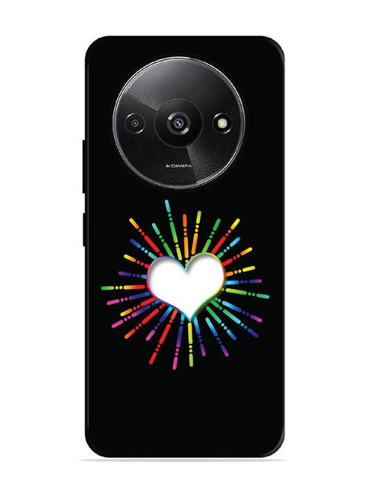 Xiaomi Redmi A3 2024 Colourful Heart on Black