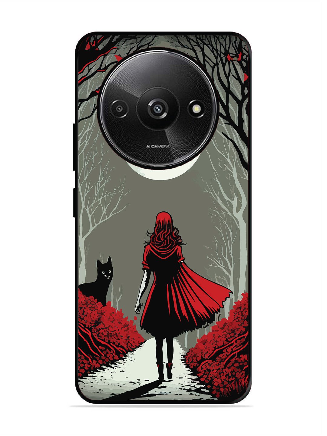 Xiaomi Redmi A3 2024 Scarlet Girl in Red Forest
