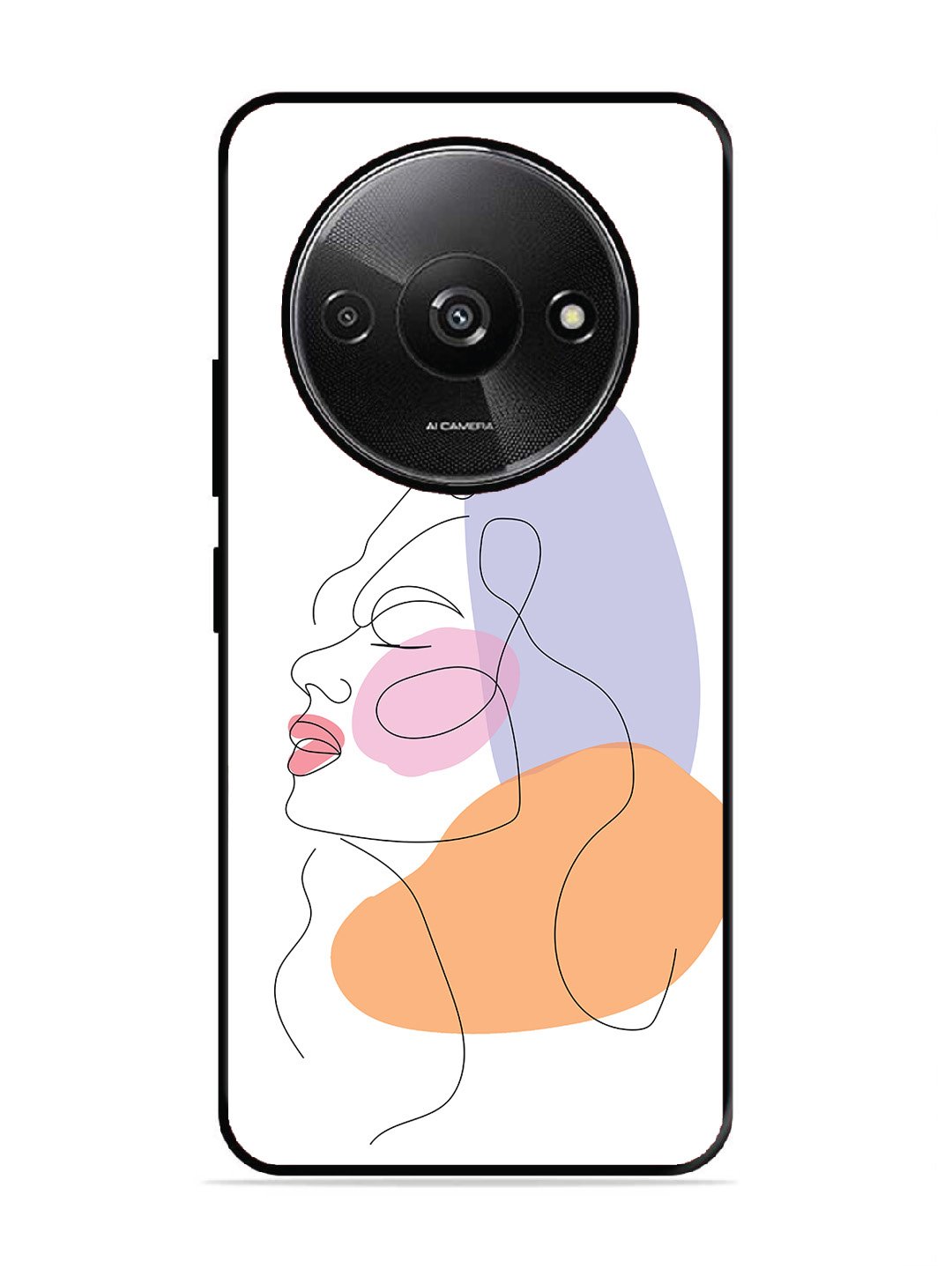 Xiaomi Redmi A3 2024 Line Art Girl Face