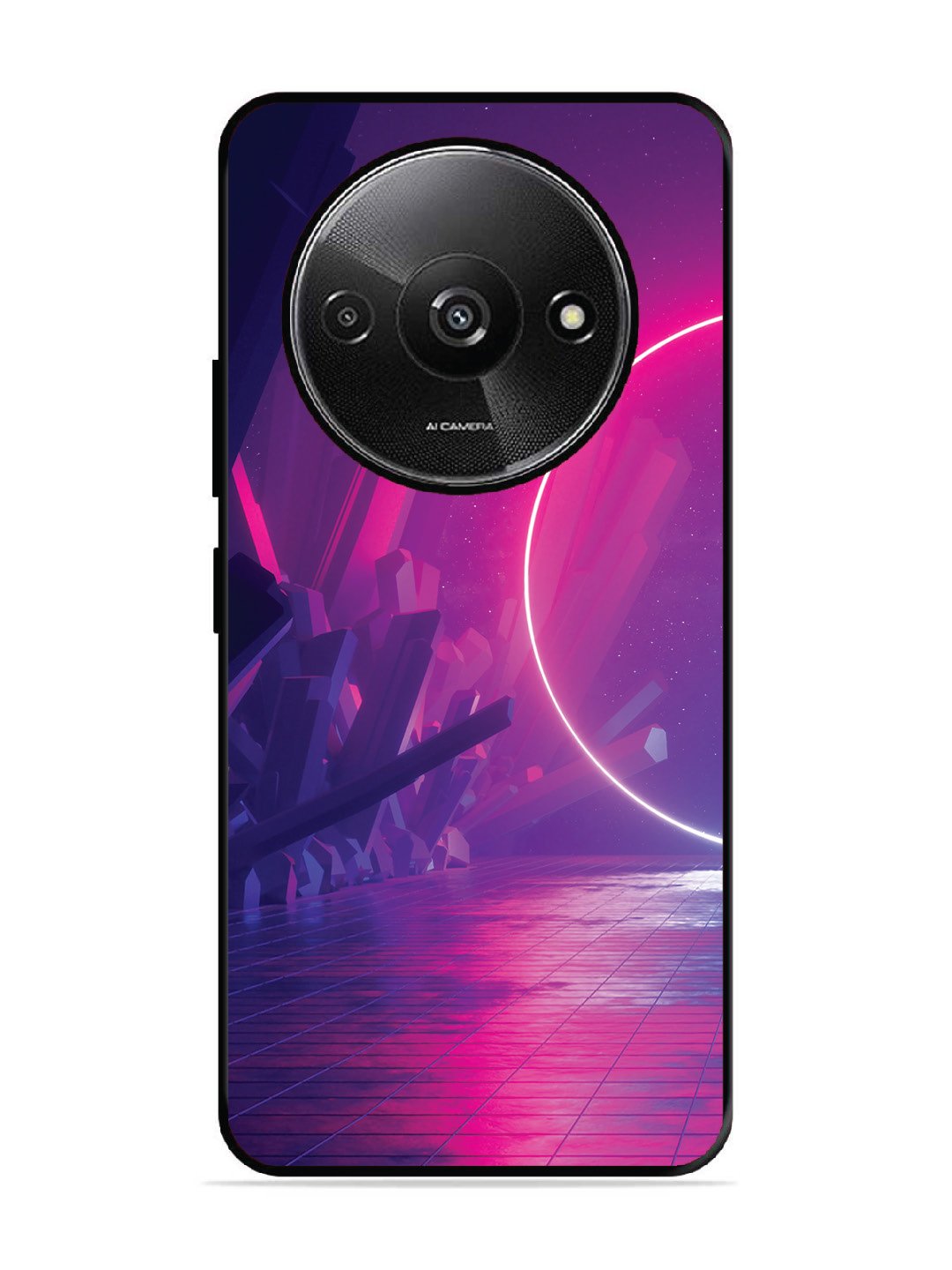 Xiaomi Redmi A3 2024 abstract with Neon Light