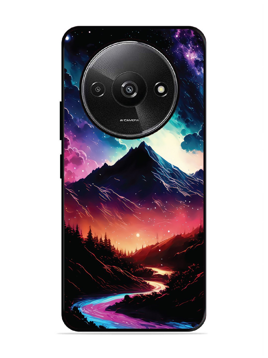 Xiaomi Redmi A3 2024 mountain-valley-Colorful-cloud-at-night