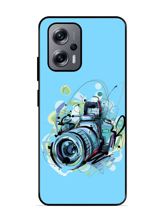 Xiaomi Redmi K50I 5G Camera Blue Background