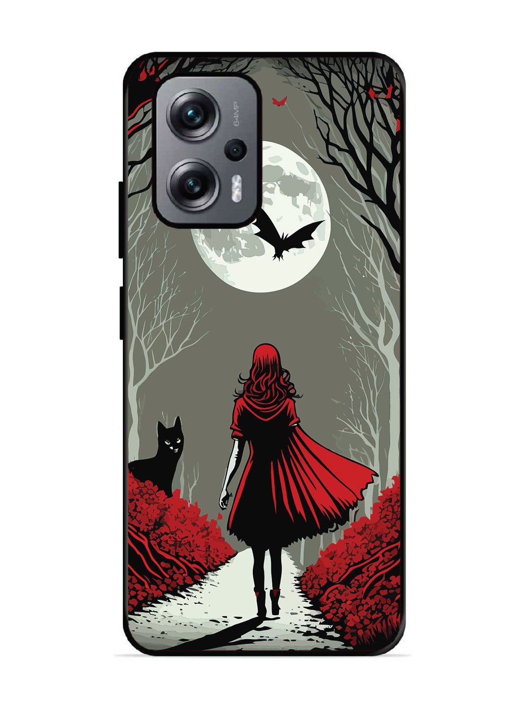 Xiaomi Redmi K50I 5G Scarlet Girl in Red Forest