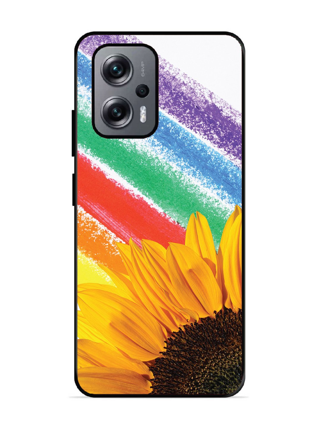 Xiaomi Redmi K50I 5G Sunflower on Colourful Lines
