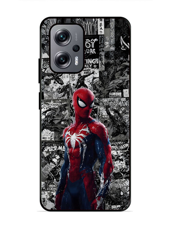 XIAOMI Redmi K50i 5G Spiderman Highlighted on News Paper