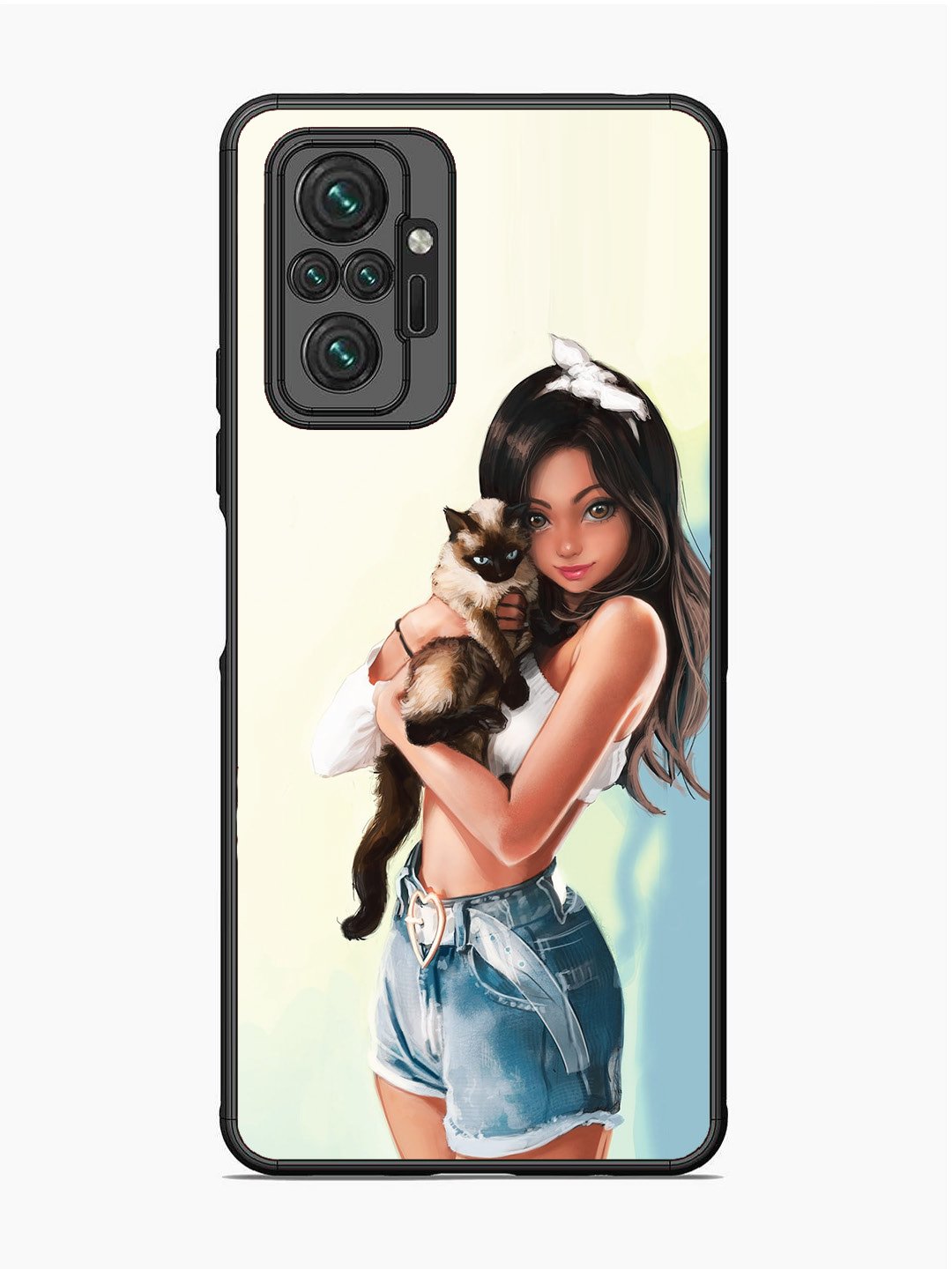 Xiaomi Redmi NOTE 10 PRO Cute Girl with Cat