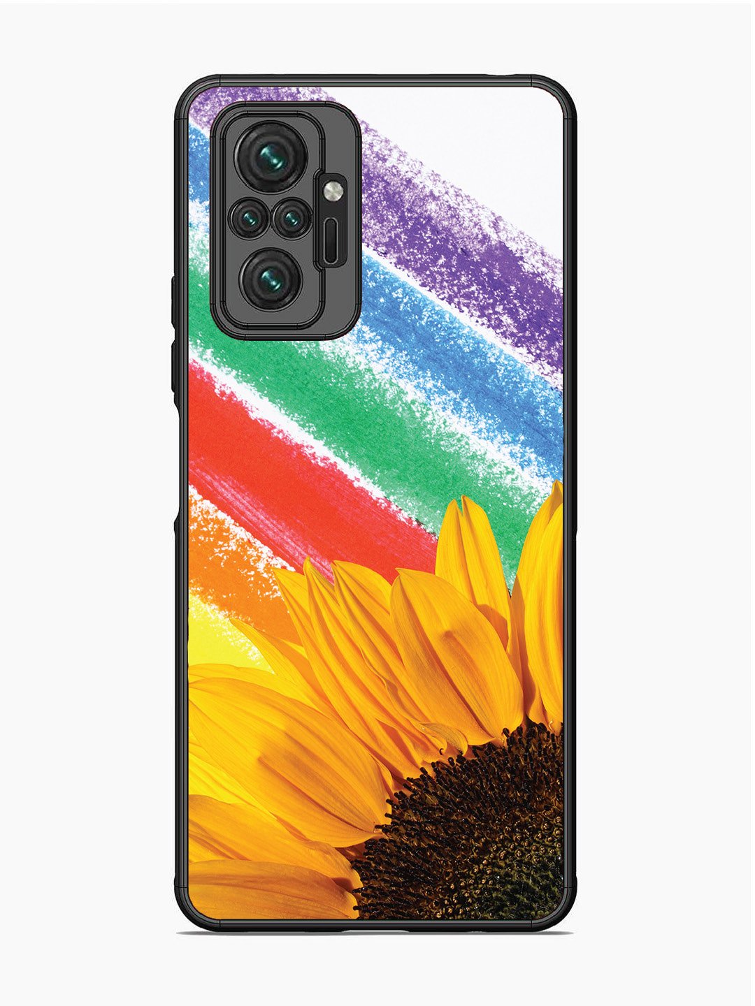 Xiaomi Redmi NOTE 10 PRO Sunflower on Colourful Lines