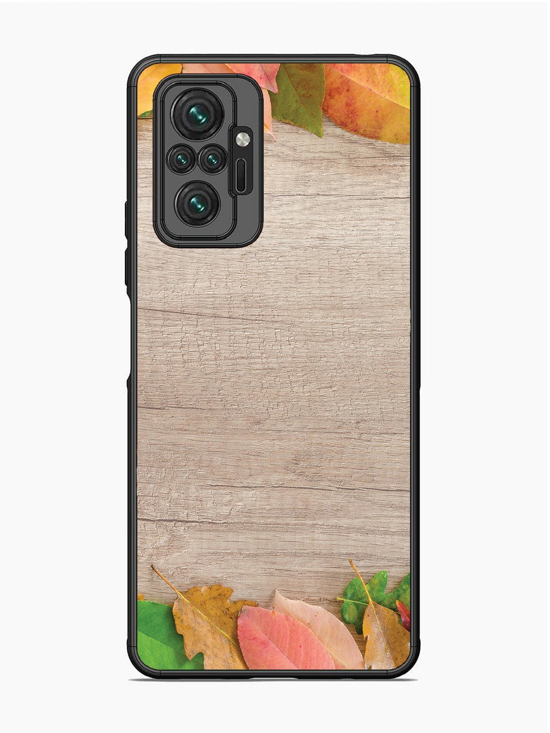 Xiaomi Redmi NOTE 10 PRO Autumn Leafs On Wooden Table