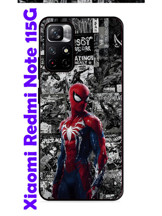 XIAOMI Redmi Note 11 5G Spiderman Highlighted on News Paper