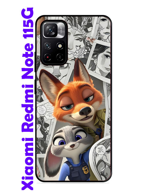 XIAOMI Redmi Note 11 5G Cute Nick wilde and judy hopps