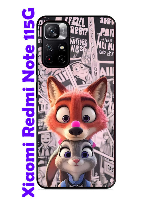XIAOMI Redmi Note 11 5G Cute Nick wilde and judy hopps 2