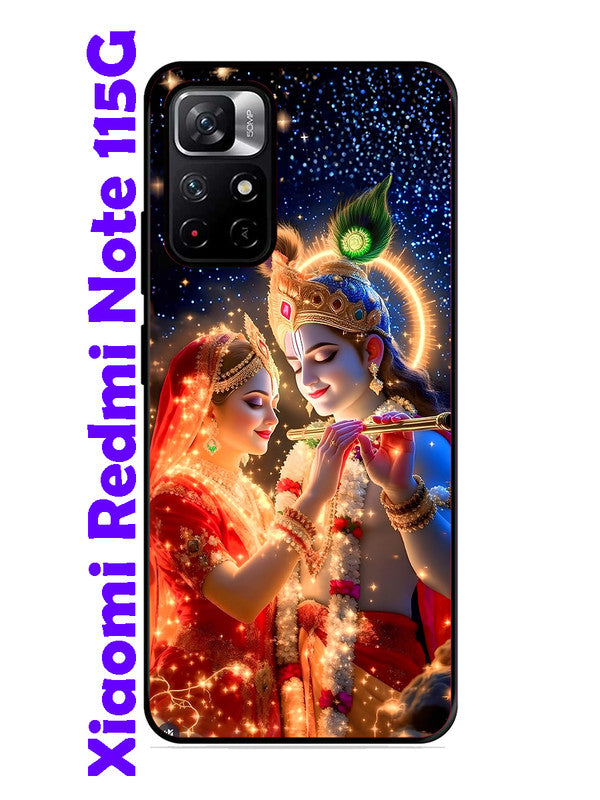 XIAOMI Redmi Note 11 5G Radha Krishna posing with flute