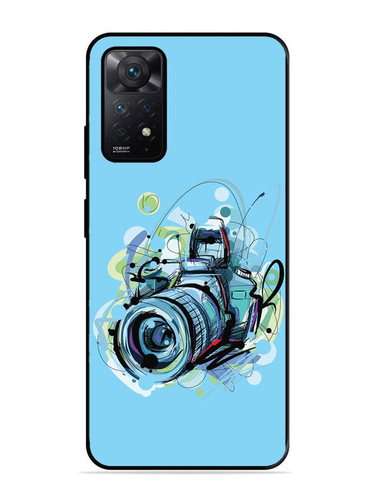 Xiaomi Redmi Note 11 5G Camera Blue Background