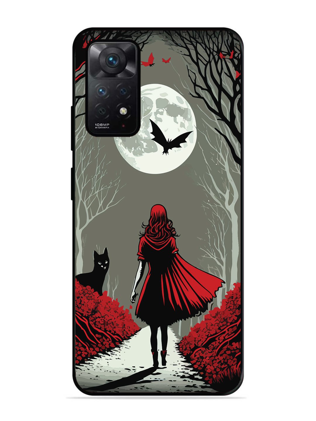 Xiaomi Redmi Note 11 5G Scarlet Girl in Red Forest