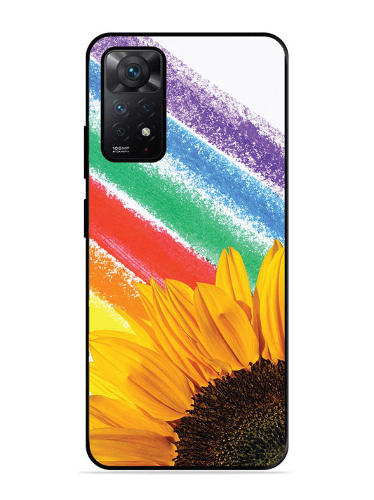 Xiaomi Redmi Note 11 5G Sunflower on Colourful Lines