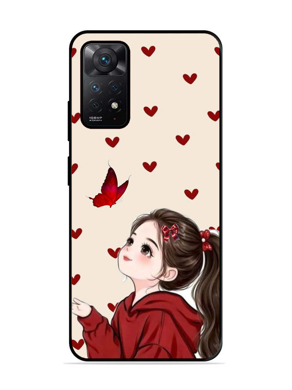 XIAOMI Redmi Note 11 Pro Beautiful girl with red butterfly