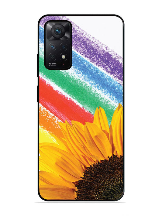 Xiaomi Redmi NOTE 11 PRO 5G Sunflower on Colourful Lines