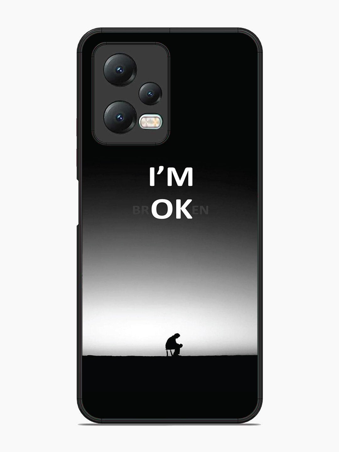 Xiaomi Redmi Note 12 5G I'm Broken A man on Chair Alone