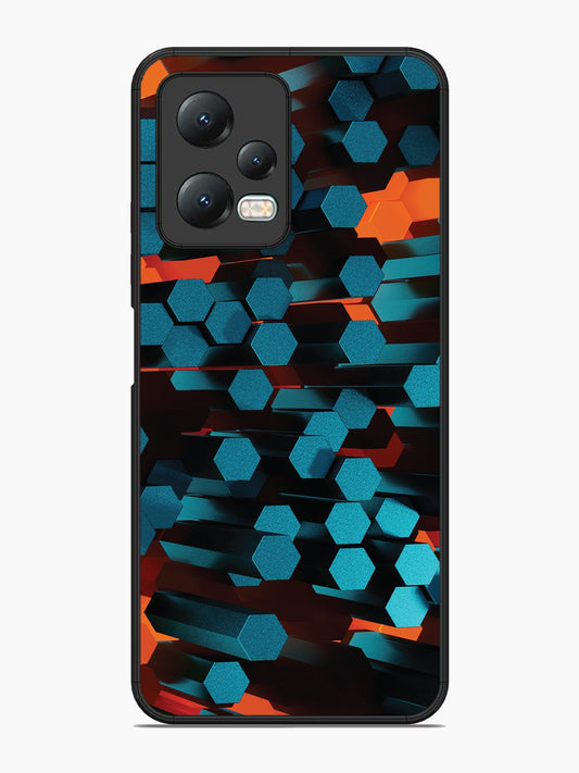 Xiaomi Redmi Note 12 5G Hexagon 3D Abstract